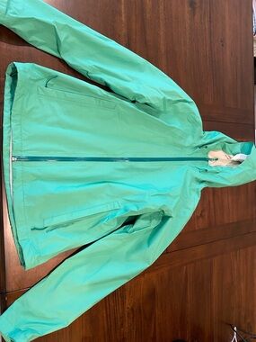 Mountain Hardwear Teal Waterproof Hooded Jacket